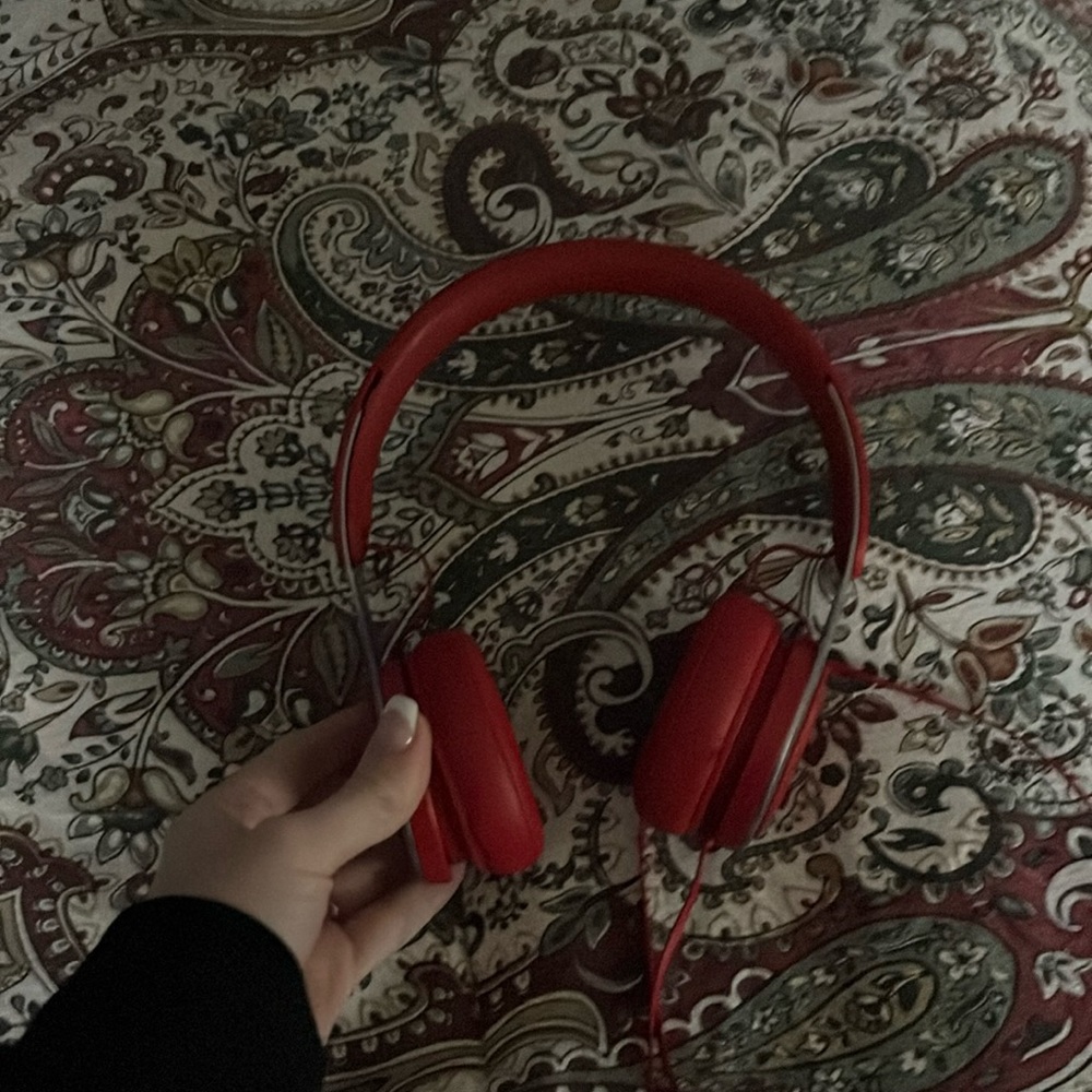 Beats EUC Red headphones